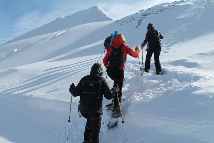 Snowshoe Adventure On Top of Switzerland's Mount Titlis
