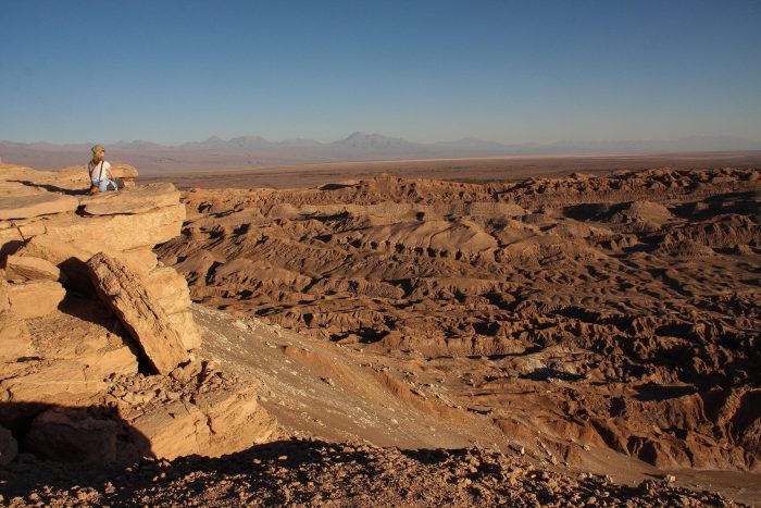 Sunset in the Atacama Desert in Chile