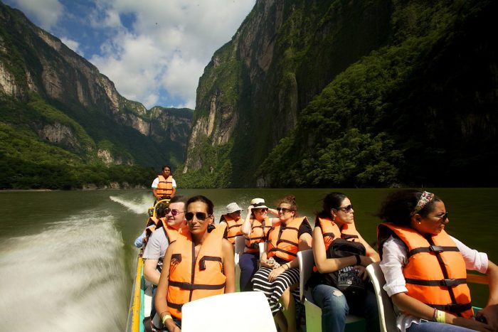 Sumidero Canyon in Chiapas, Mexico