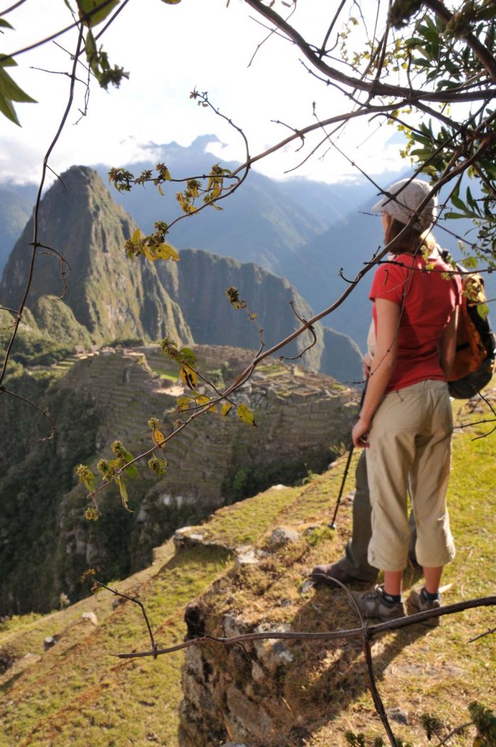 Tourist in Machu Pichu