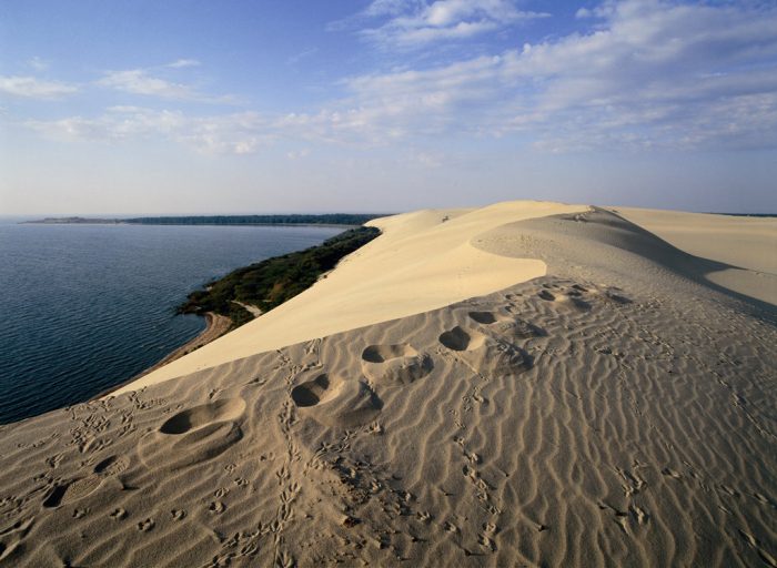 Walking in Dunes in the Curonian Spit, Lithuania