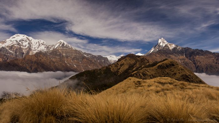 View of Fishtail from the Mardi Himal Trek