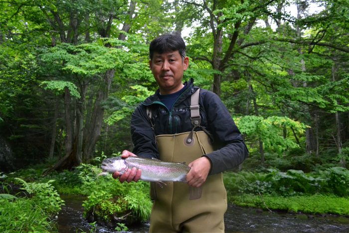 Fly fishing in Japan 