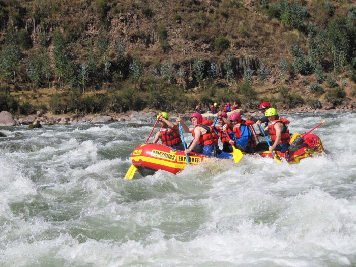 White water rafting in the Sacred Valley