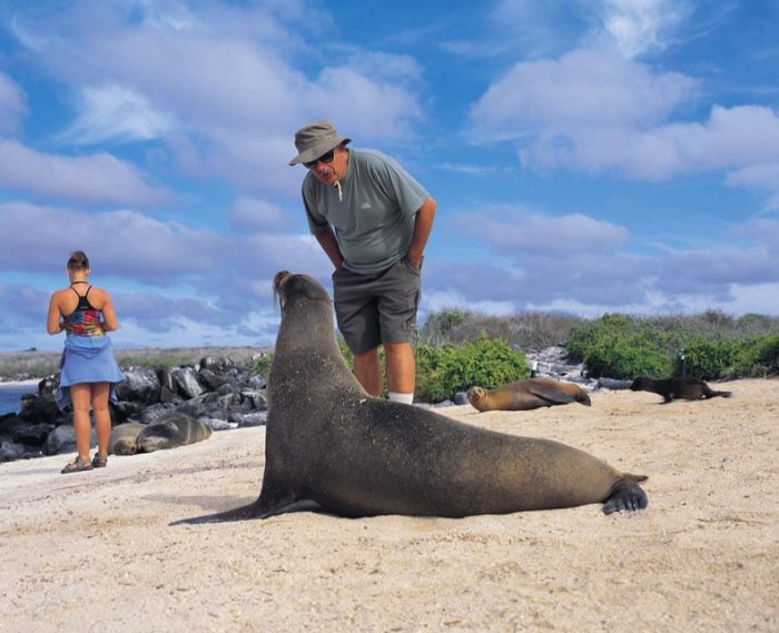 Making new friends in the Galapagos Islands