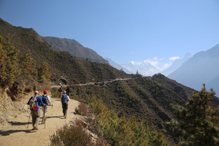 Trekking to Everest Base Camp. Just when you think the views can't get any better...