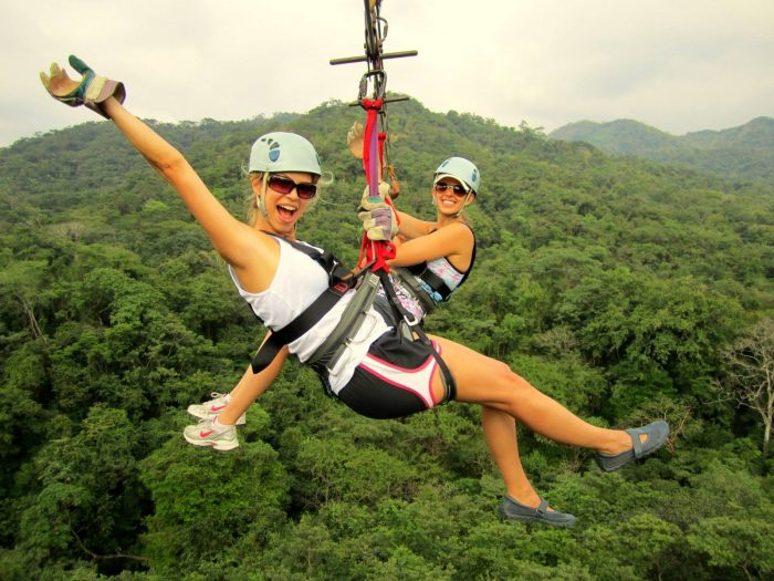 Canopy adventure in Monteverde