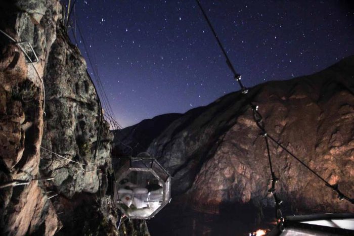 Sleep In A Pod Hanging Off The Side Of A Cliff - Only In The Sacred Valley of Peru