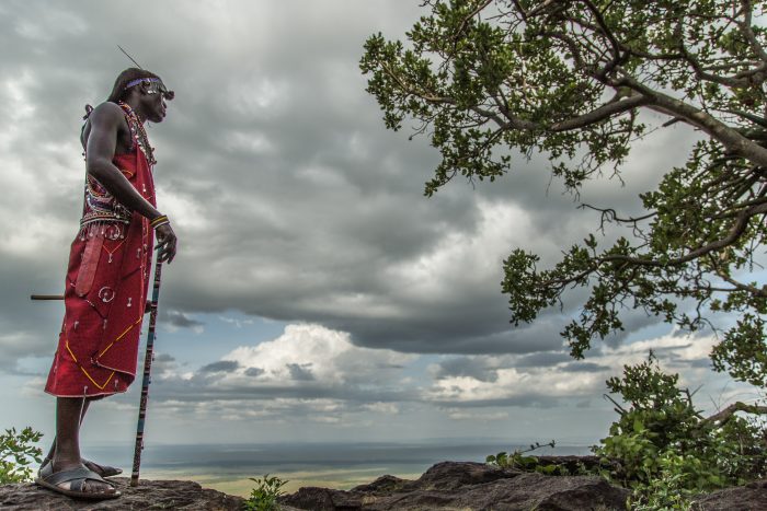 Maasai Warrior in Kenya