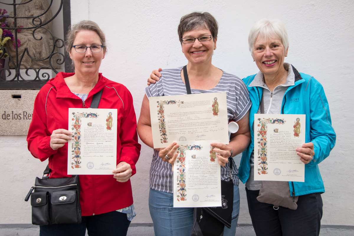 Get your Santiago certificate