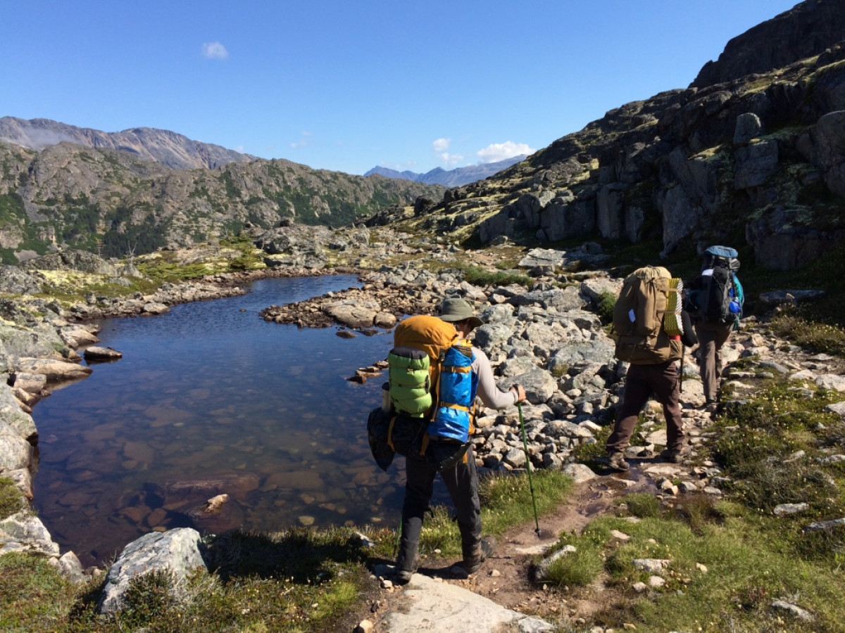 Hiking on the Chilkoot Trail