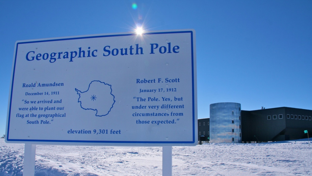 Geographic South Pole and Amundsen-Scott Station
