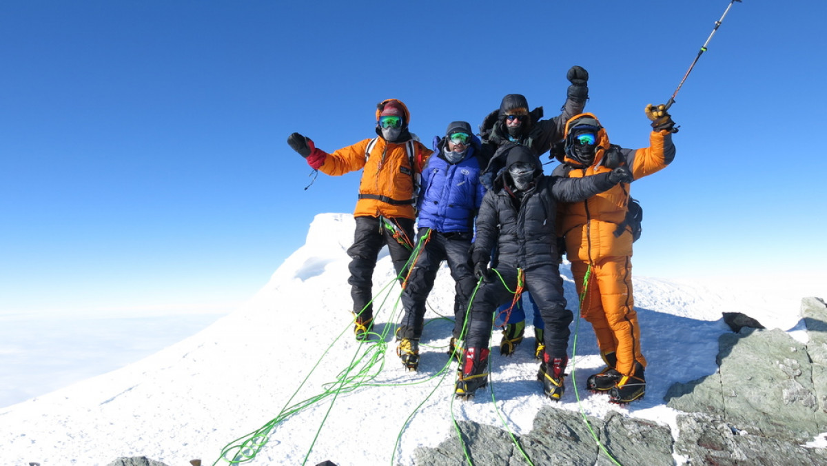 Climbers Summit Mount Vinson, Antarctica's tallest peak!