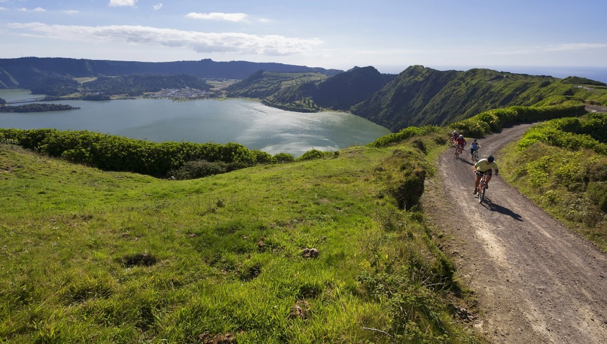 A Bike Tour in a crater rim?