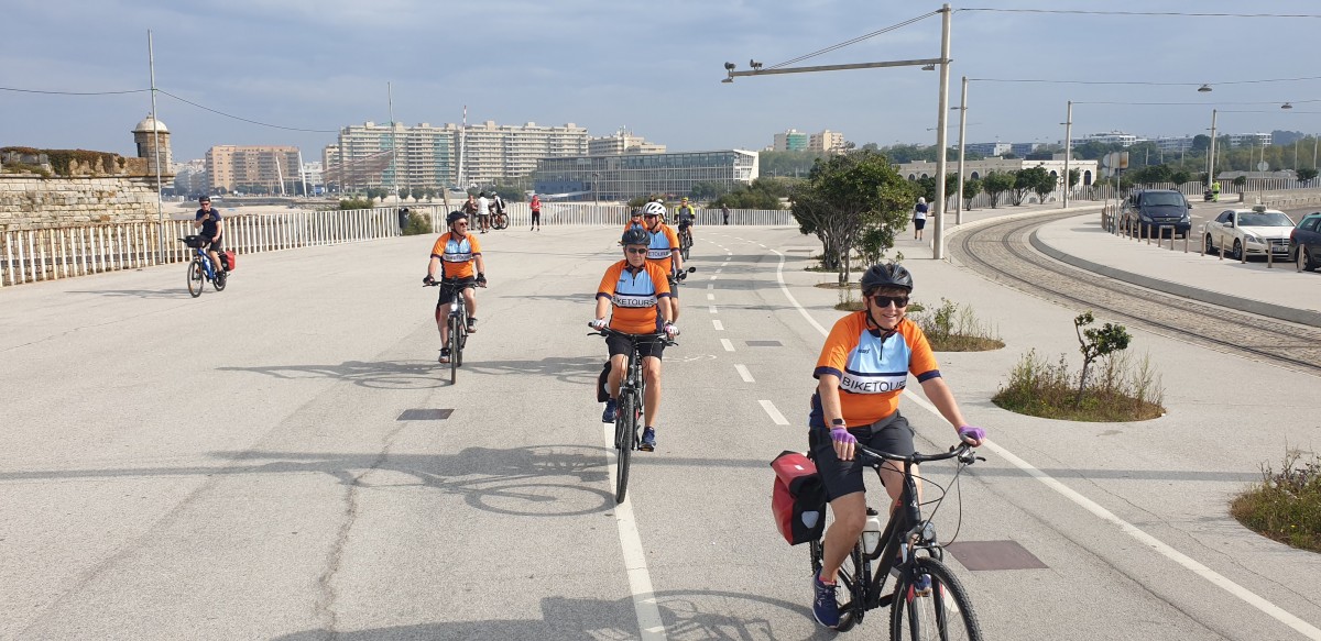 The second and third largest cities of Portugal joined by bike