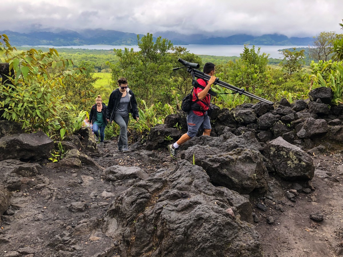 Trekking at the Arenal Volcano