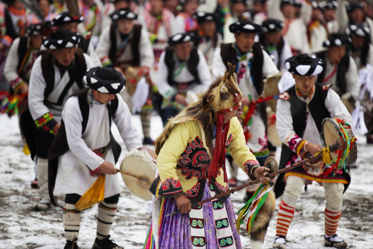 Guairu Festival in Lixian, Aba, West Sichuan, Southwest China