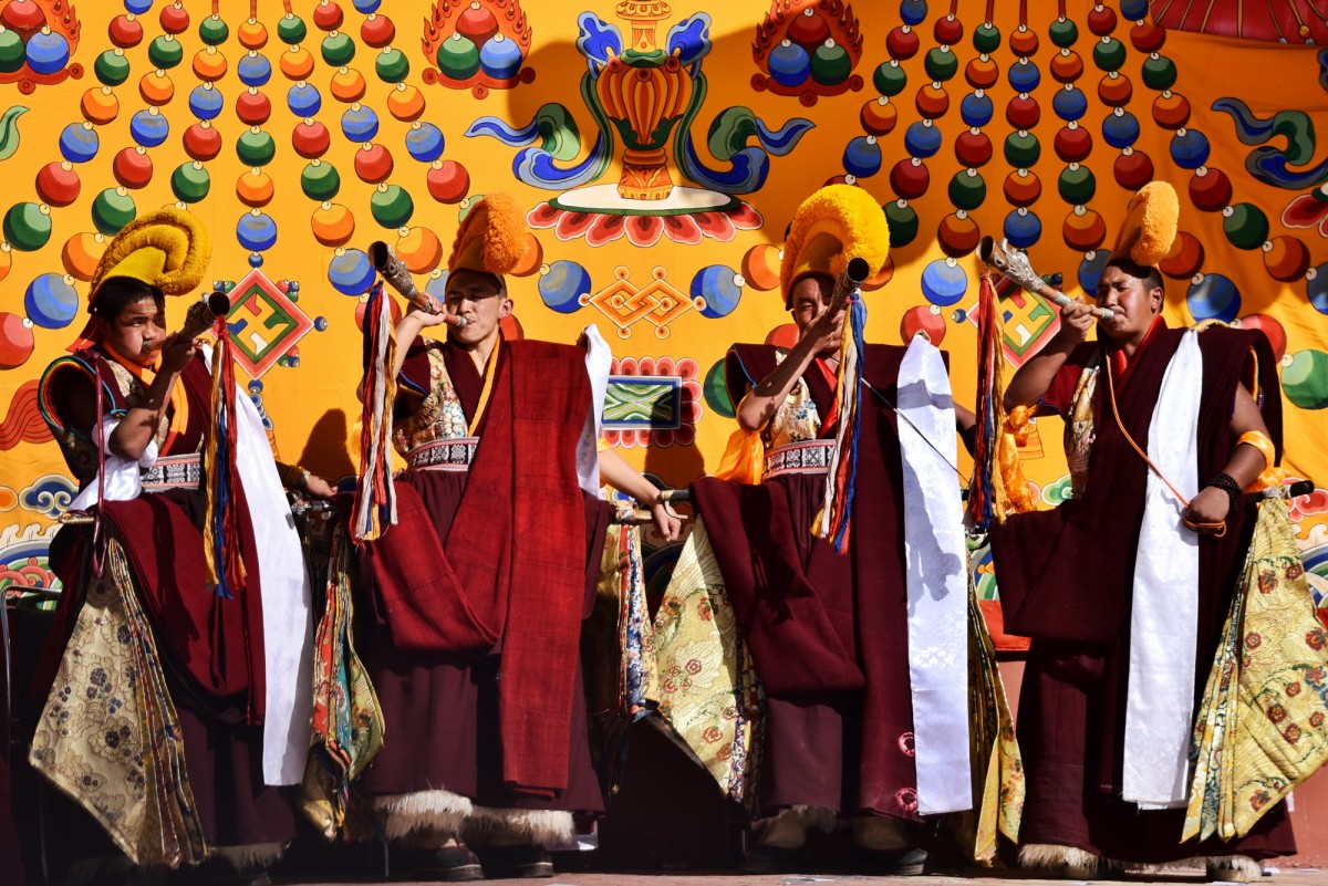 Monlam Festival (New Year's Festival, Losar) in Aba, Amdo, West Sichuan