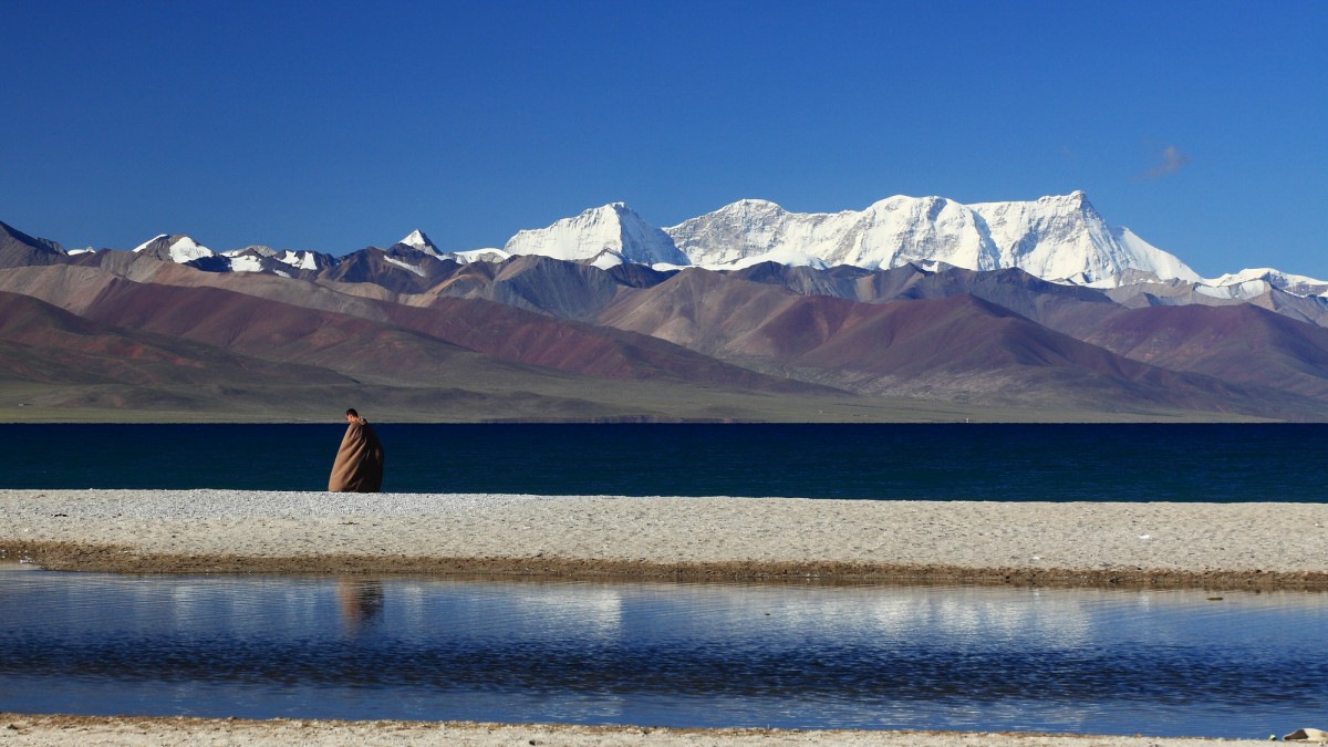 Nam Tso and Nyainqentanglha Peak