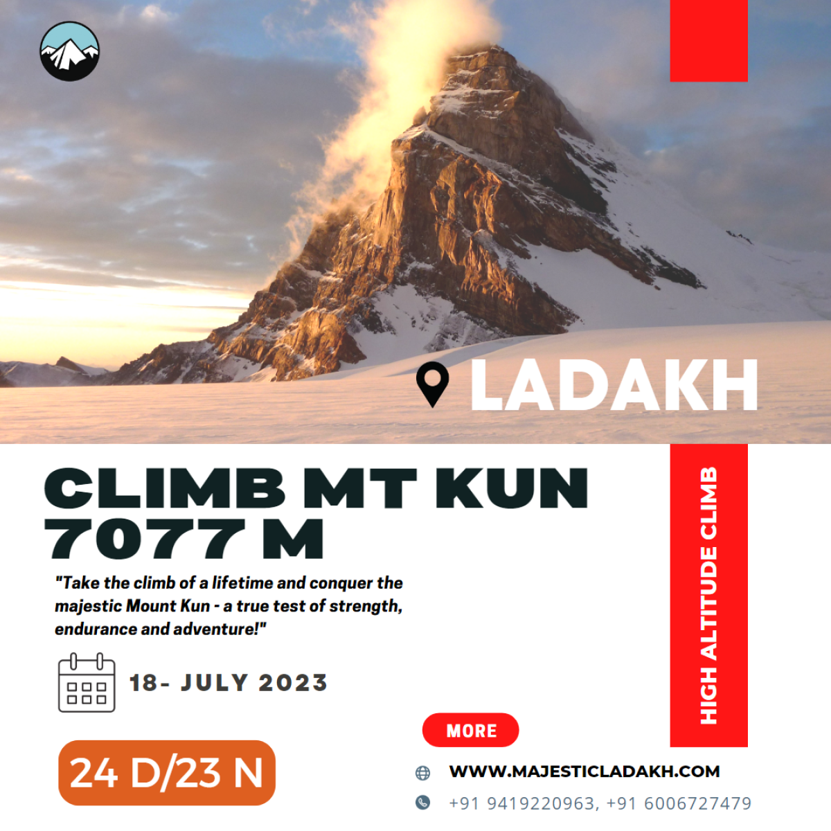 " Conquer Mount Kun 7077m: The Ultimate Adventure of a Lifetime!"