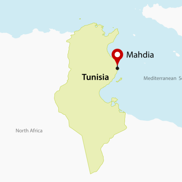 Map of Mahdia